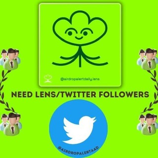 NEED LENS/TWITTER FOLLOWERS